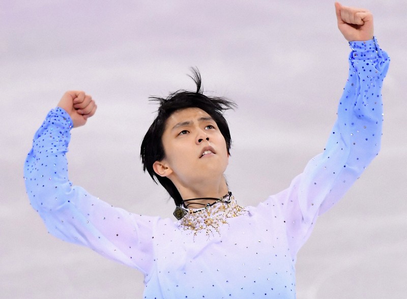 写真で見る日本のメダリスト男子：羽生結弦 平昌オリンピック2018