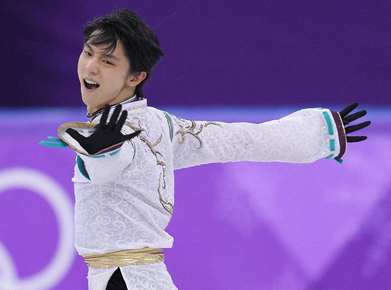写真で見る日本のメダリスト男子：羽生結弦 平昌オリンピック2018