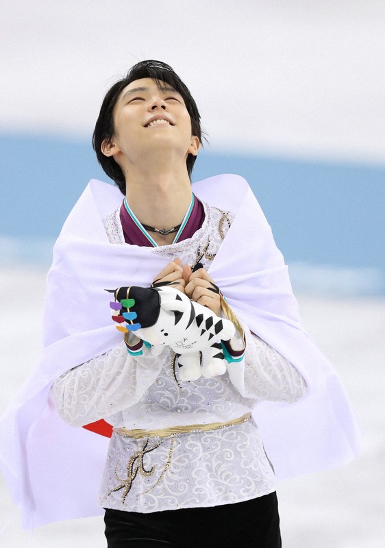 写真で見る日本のメダリスト男子：羽生結弦 平昌オリンピック2018