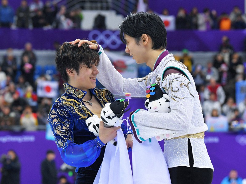 写真で見る日本のメダリスト男子：羽生結弦 平昌オリンピック2018