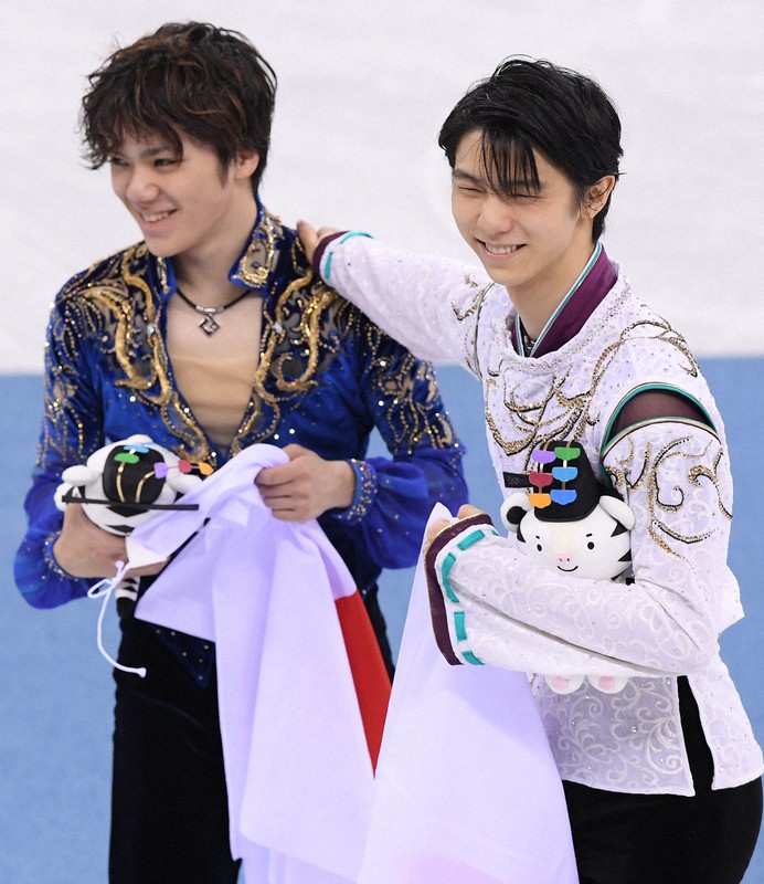 写真で見る日本のメダリスト男子：羽生結弦 平昌オリンピック2018