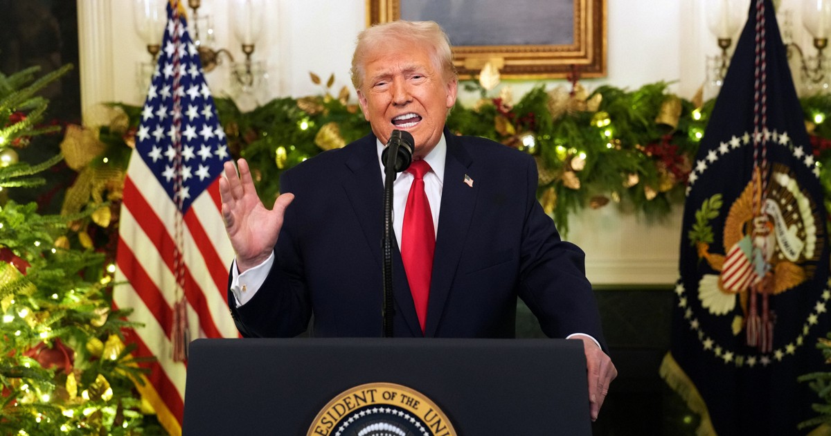 「物価引き下げた」　支持率低迷のトランプ氏、国民向け演説で自賛