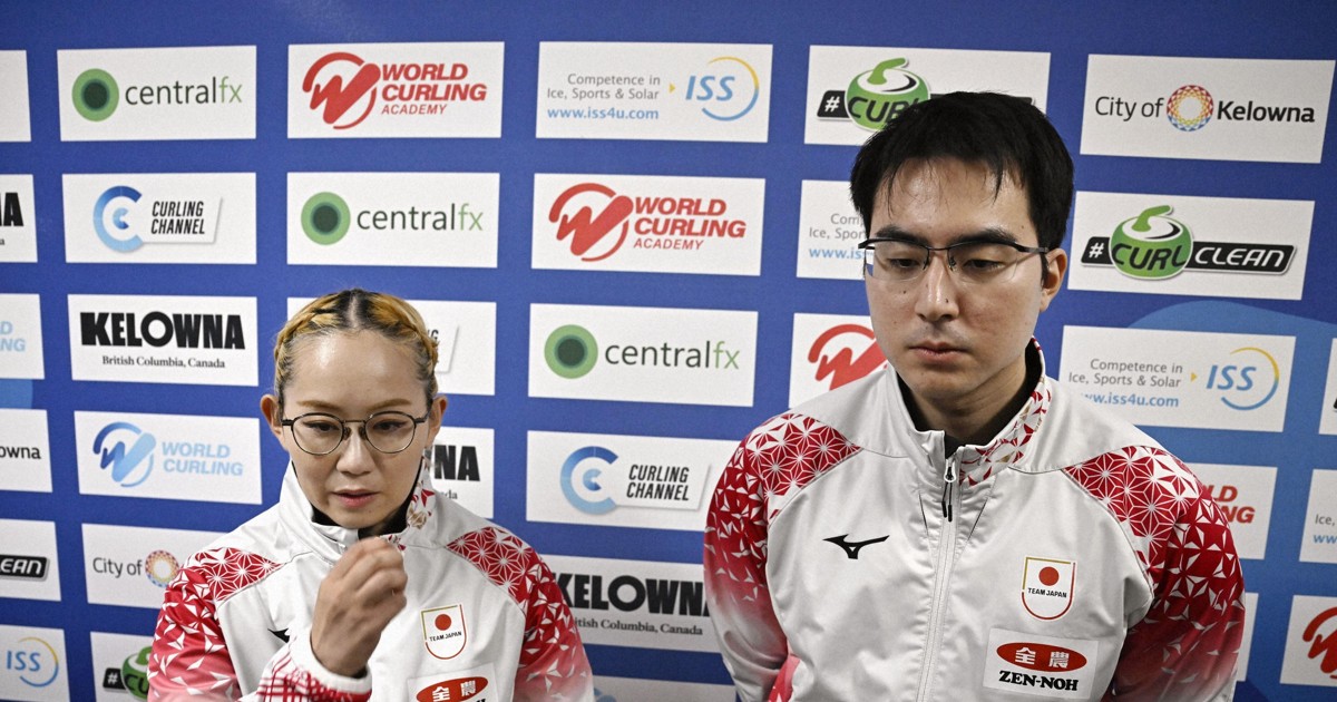 カーリング混合、日本は五輪出場逃す 小穴・青木組は1次リーグ3位
