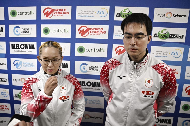 カーリング混合、日本は五輪出場逃す 小穴・青木組は1次リーグ3位