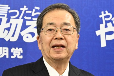 公明・斉藤代表「罷免に値する」　官邸関係者の核保有発言