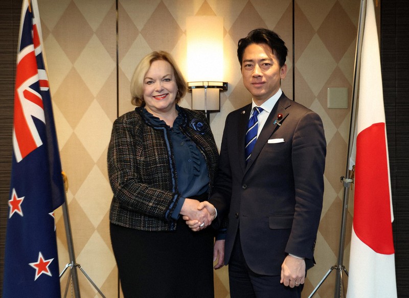 日本とニュージーランドの防衛相が会談 防衛協力強化などで一致 | 毎日新聞