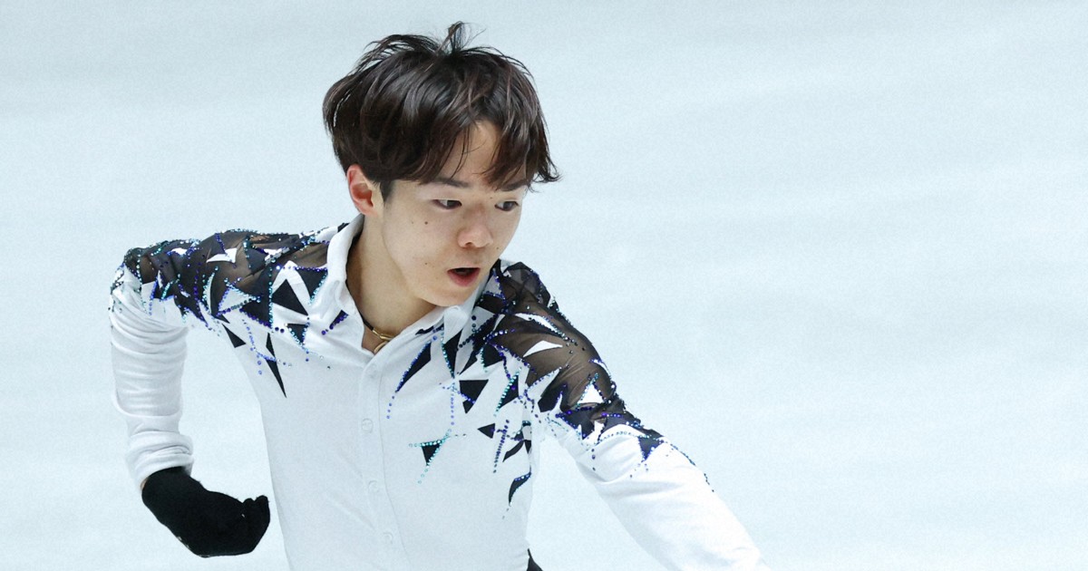 男子SP　鍵山優真が首位発進　2位三浦、3位中田　全日本フィギュア