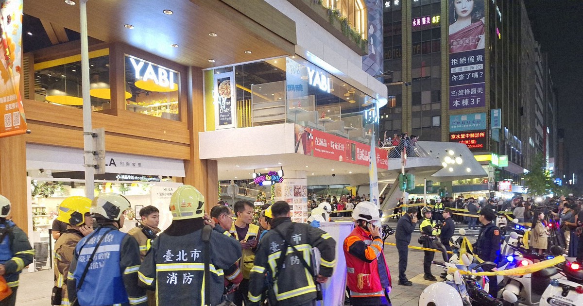 1 dead, several injured in attack in Taipei after smoke grenade used
