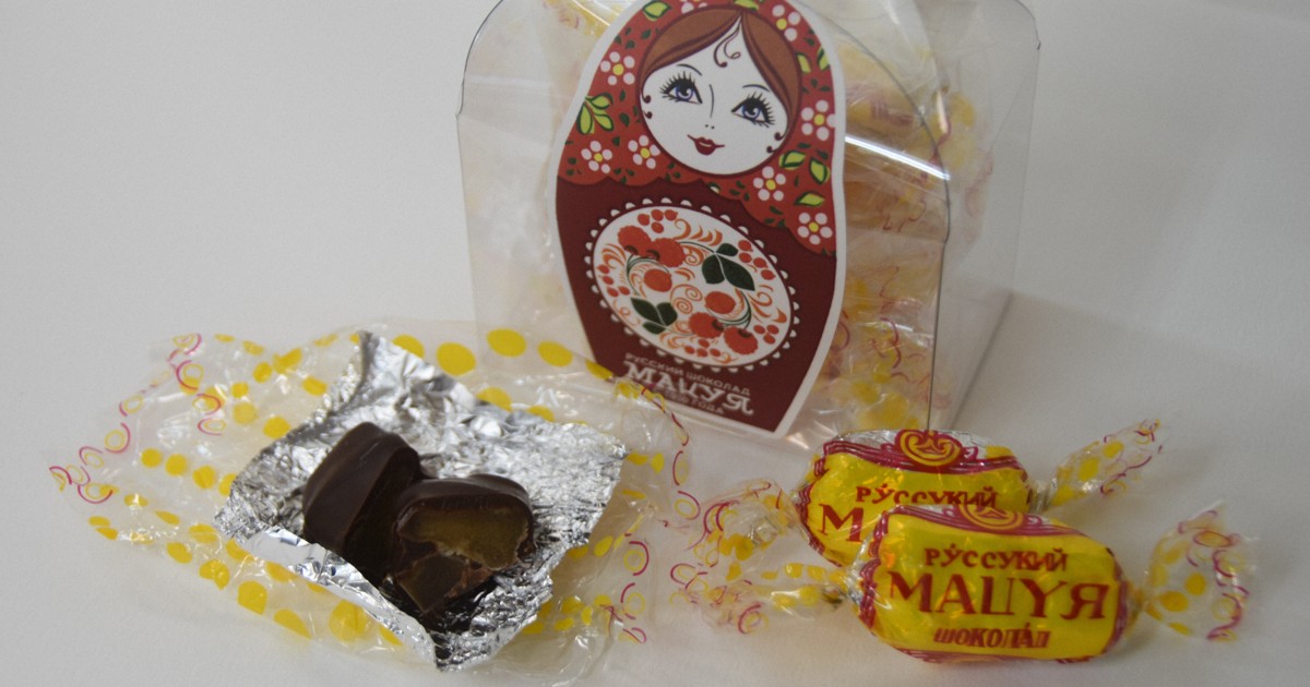 ロシアチョコ「マツヤ」が新商品　五泉特産のリンゴとの出会い　新潟