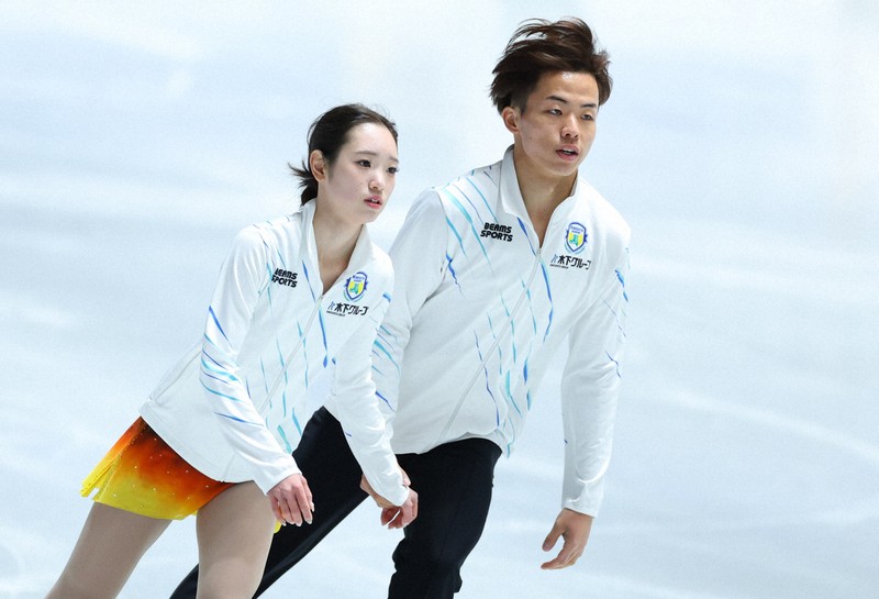 全日本フィギュア ペアSPを前に「りくりゅう」「ゆなすみ」らが練習