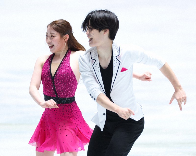 全日本フィギュア・アイスダンスRD 「うたまさ」が首位発進 [写真特集3