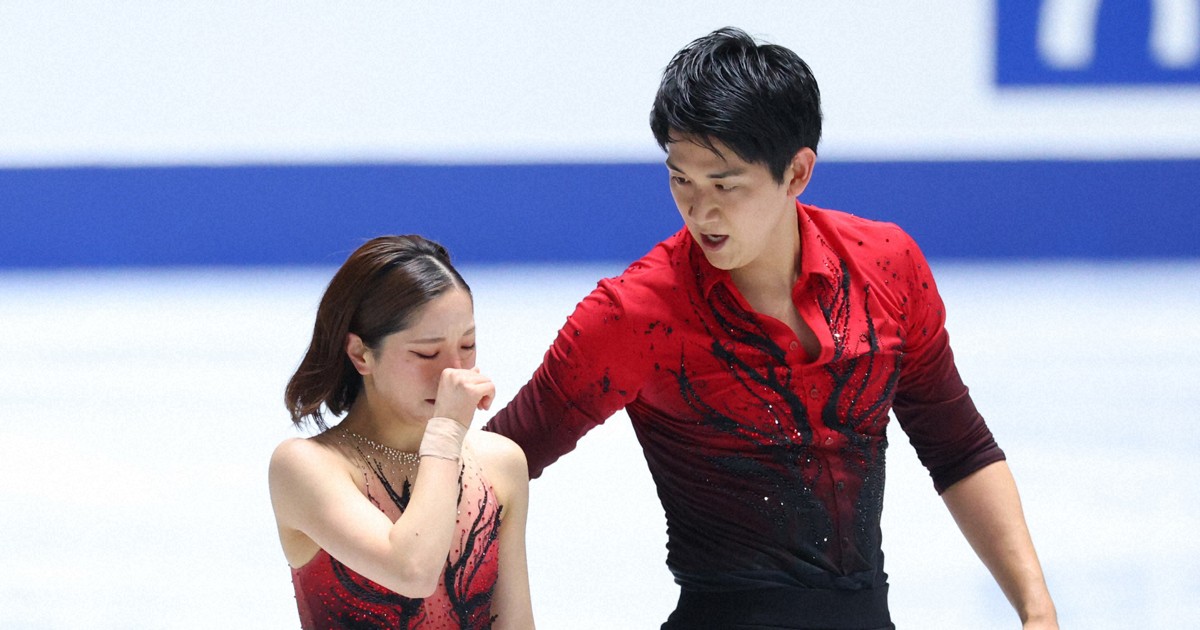 全日本フィギュア・ペアSP 「りくりゅう」首位発進も三浦が左肩を負傷