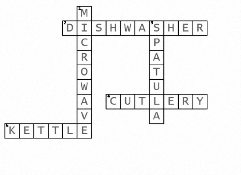 12月29日の英語クロスワード:TOEIC600 台所関連の答え | 毎日新聞