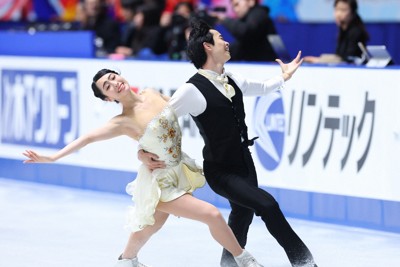 いくこう、表情豊かに 1季目でアイスダンス2位 全日本フィギュア
