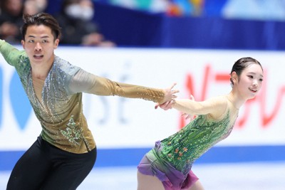 ペアは「ゆなすみ」優勝 初の五輪出場確実 全日本フィギュア | 毎日新聞