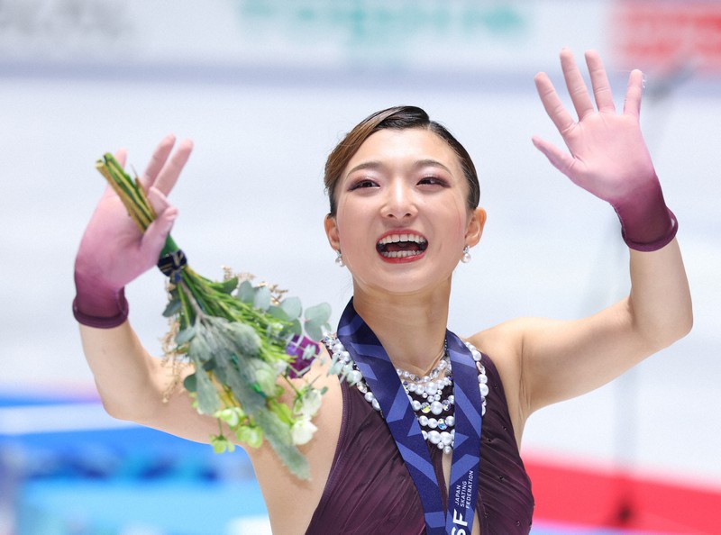 リンクサイド：坂本花織、コーチの言葉に引っ込んだ涙 最後は「人生