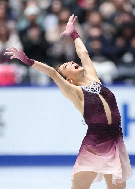 フィギュアスケート：フィギュアスケート 全日本選手権 女子 坂本圧倒