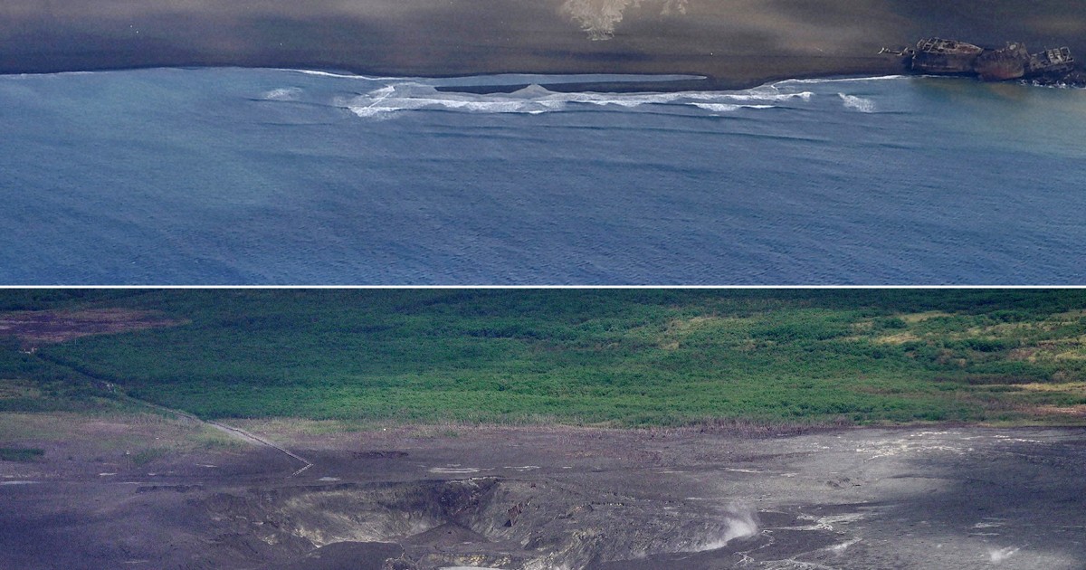 消えた沈船　硫黄島火山活動の今