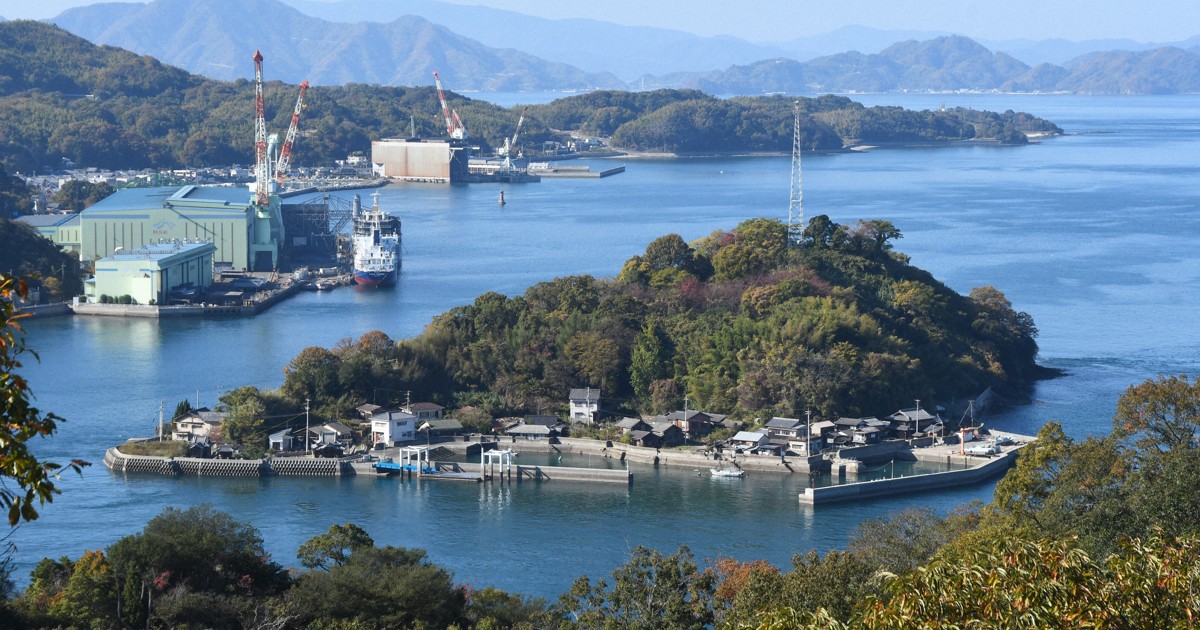 波打ち際の穴が証人　三大急潮に浮かぶ「来島城」伝える海賊の記憶