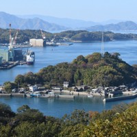 波打ち際の穴が証人 三大急潮に浮かぶ「来島城」伝える海賊の記憶
