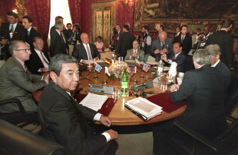 G7首脳の生々しい情報収集、明らかに サミット中に金日成氏急逝で