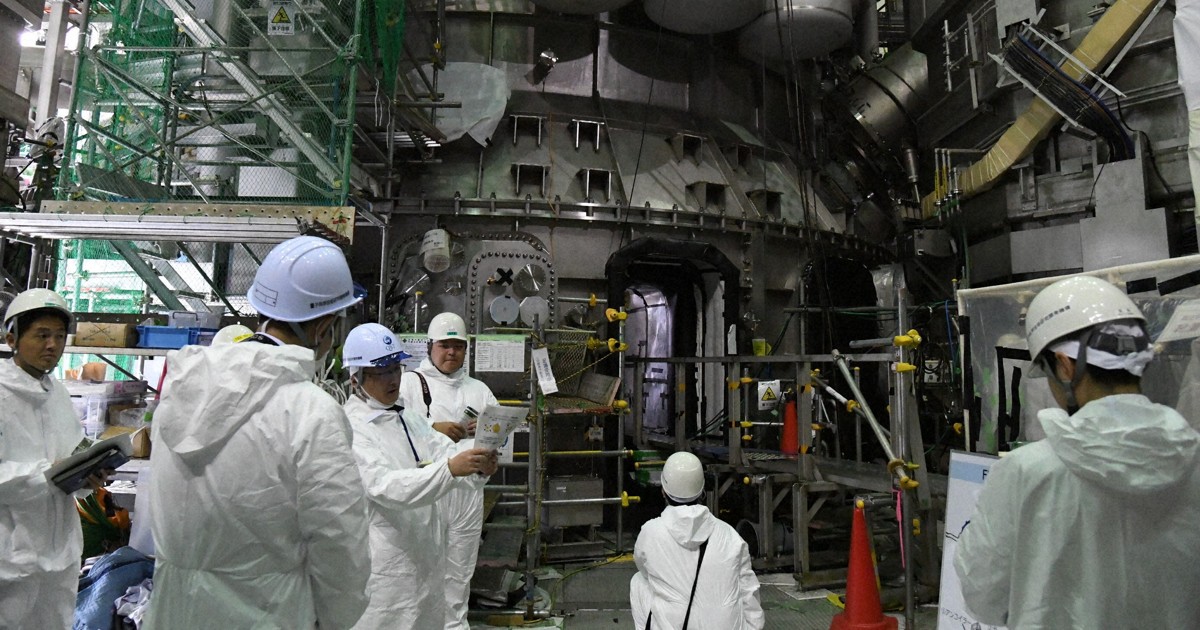 核融合実験装置のプラズマつくる真空容器内を初公開　茨城・量研機構