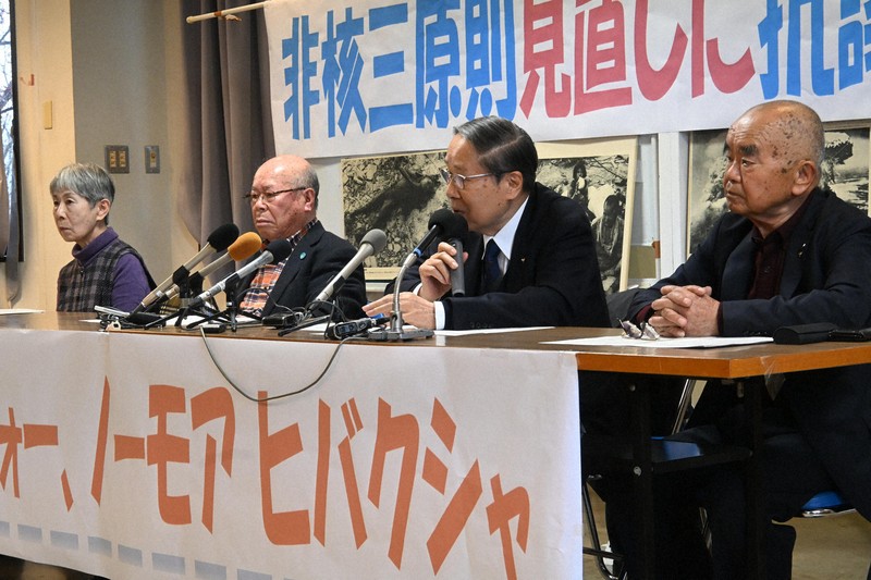 長崎の被爆者団体が抗議声明「絶対許さぬ」 官邸関係者の核保有発言
