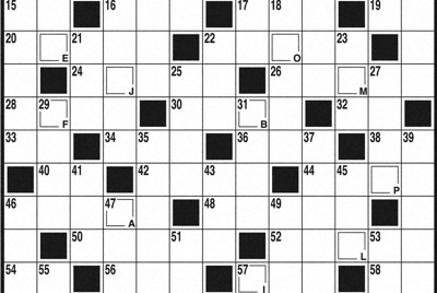 クロスワード印刷用：クロスワード「第913回」 | 毎日新聞