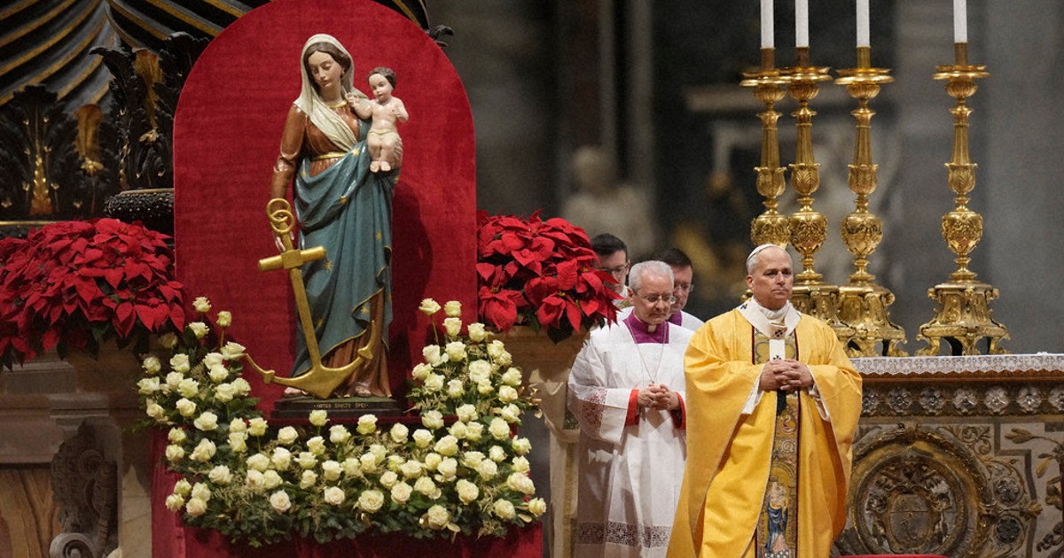 Faithful return to Bethlehem and Pope Leo XIV celebrates his first Christmas Eve Mass at St. Peter's