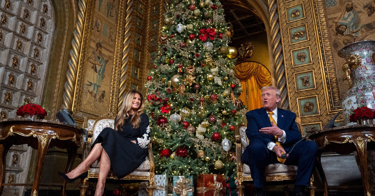 Trump warns against infiltration by a 'bad Santa,' defends coal in jovial Christmas calls with kids