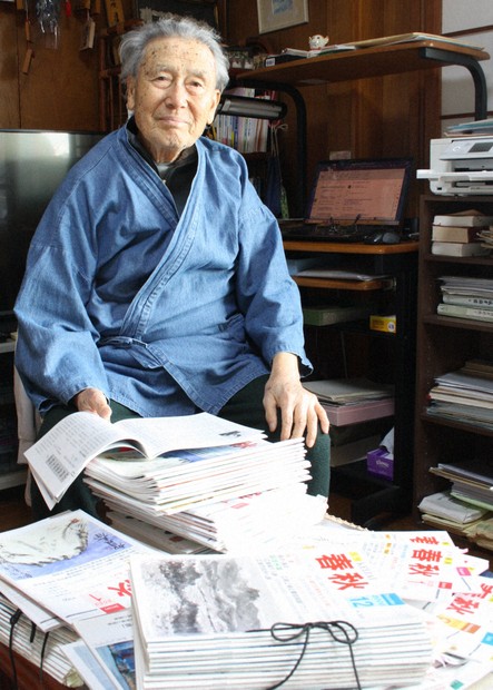 広島で活躍の政財界人ら紹介 91歳が25年間の連載に終止符 | 毎日新聞