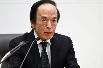 2026年も利上げを継続する可能性が高い。写真は日銀の植田和男総裁（2025年12月19日）