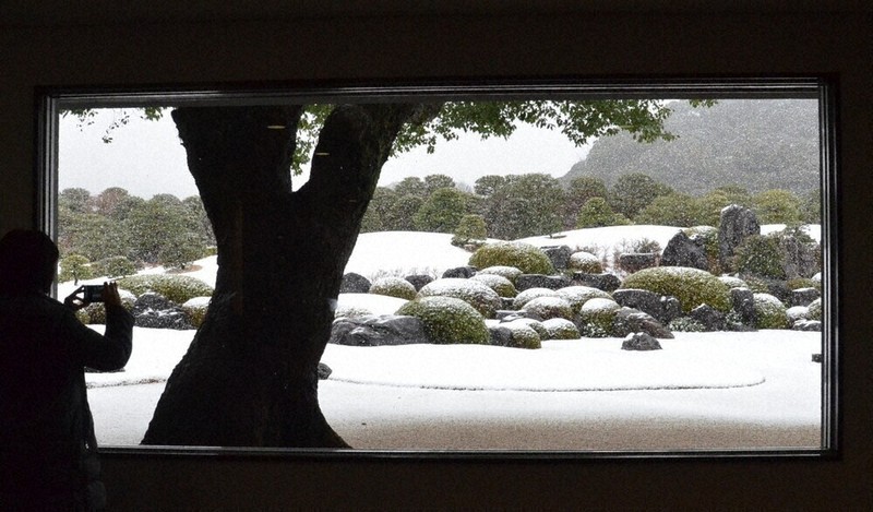 今季一番の寒気 中国各地で積雪 ／島根 | 毎日新聞