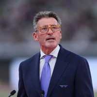 陸上の世界選手権東京大会の開会式であいさつをする世界陸連のセバスチャン・コー会長＝東京・国立競技場で2025年9月13日、長澤凜太郎撮影