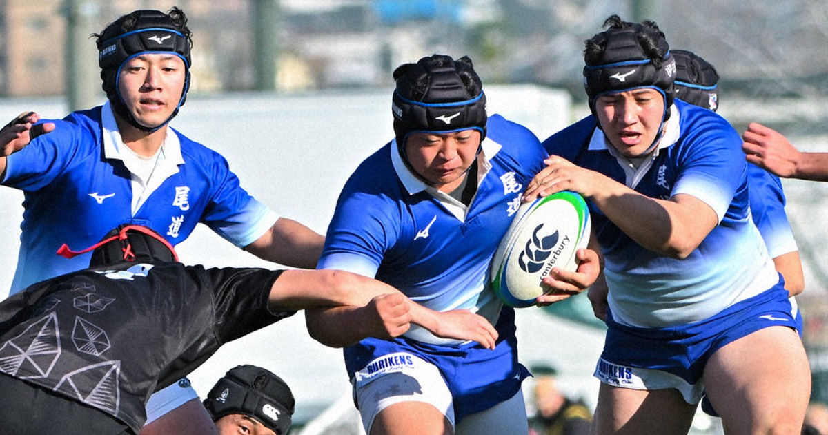 行先サボ 甲府－新宿 甲府－高尾 快速 全国高校ラグビー：1回戦 尾道快勝、パワーで圧倒 74－5 12トライの