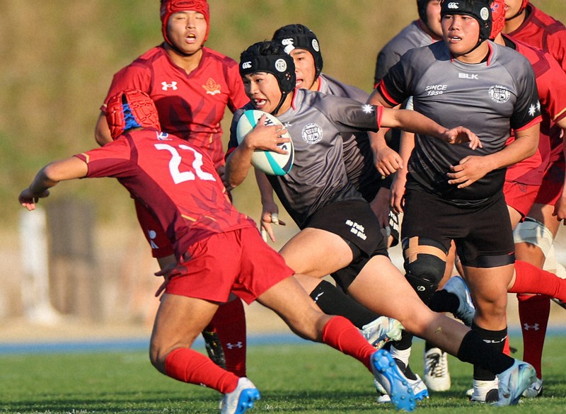 流通経大柏ー名古屋（1回戦）全国高校ラグビー [写真特集1/6] | 毎日新聞
