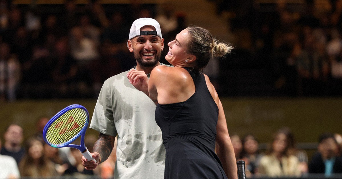 Kyrgios beats Sabalenka in latest 'Battle of the Sexes' in tennis