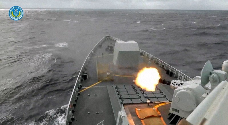 中国：中国軍、台湾周辺で演習 実弾射撃「干渉勢力に警告」 | 毎日新聞