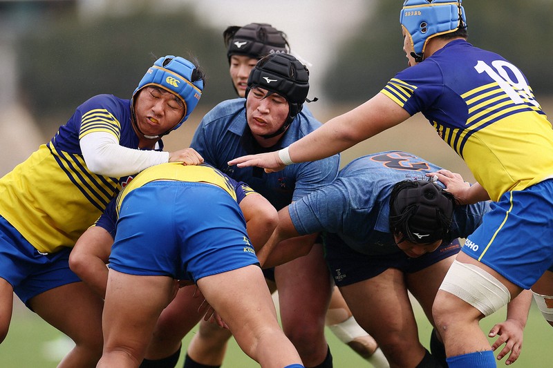 京都成章－倉敷（2回戦）全国高校ラグビー [写真特集1/6] | 毎日新聞