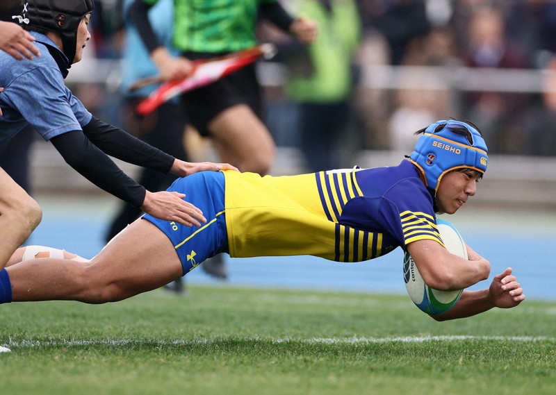 京都成章－倉敷（2回戦）全国高校ラグビー [写真特集1/6] | 毎日新聞
