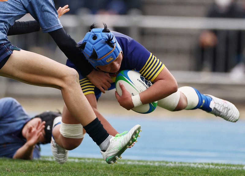 京都成章－倉敷（2回戦）全国高校ラグビー [写真特集1/6] | 毎日新聞