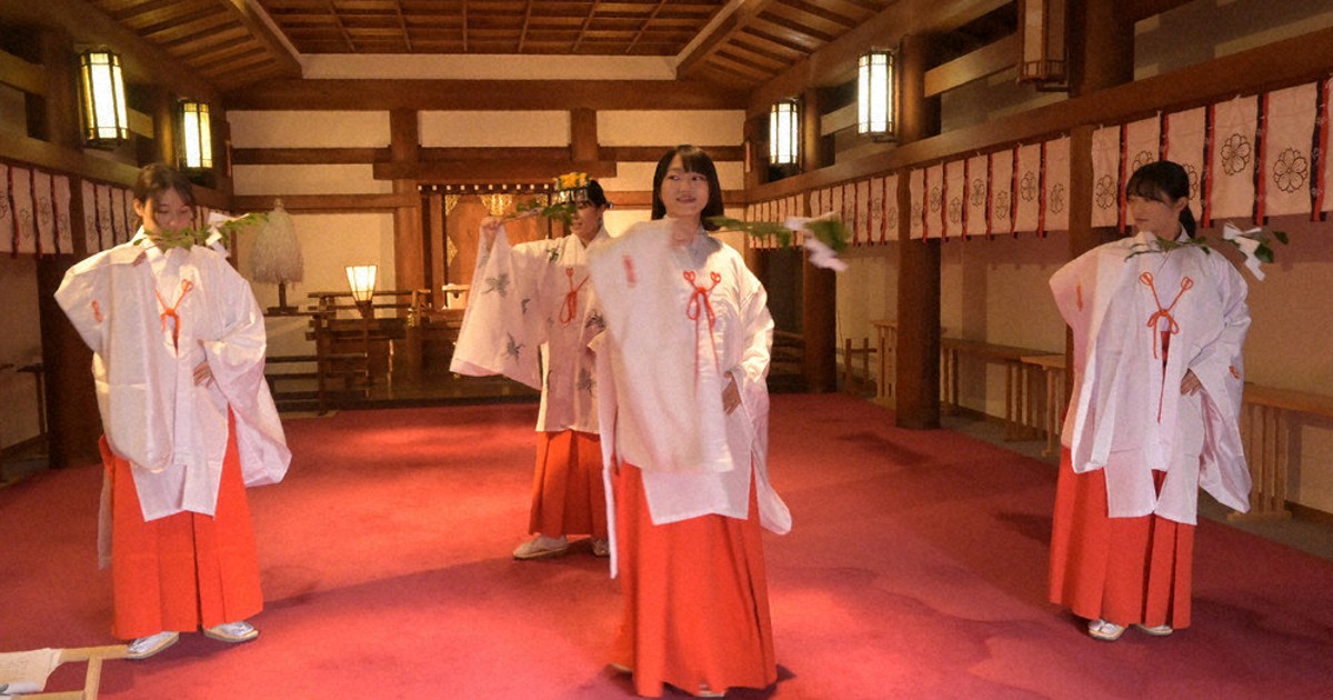 巫女を職業にいかが？　人材確保に危機感　「働き方改革」も