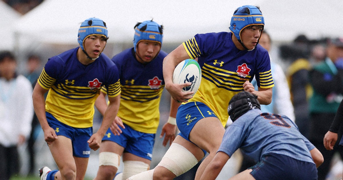 全国高校ラグビー：2回戦 京都成章、快勝で年越し チーム一体で攻撃