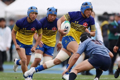 全国高校ラグビー：2回戦 京都成章、快勝で年越し チーム一体で攻撃