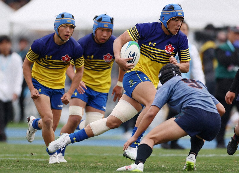 全国高校ラグビー：2回戦 京都成章、快勝で年越し チーム一体で攻撃
