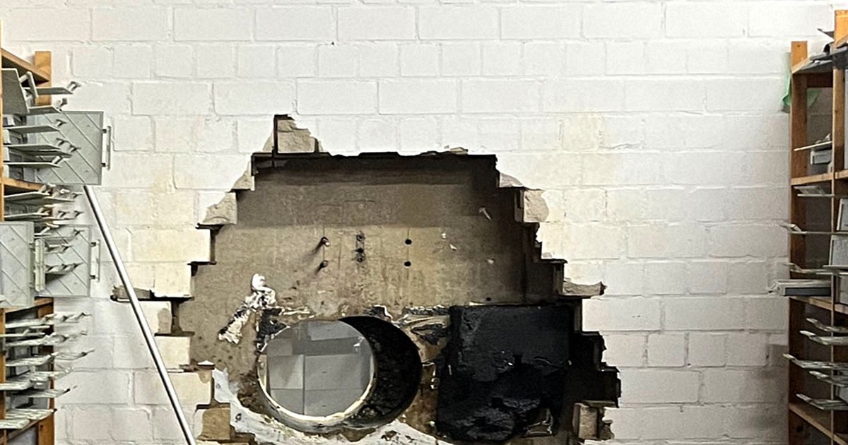 Thieves drill into a German bank vault and steal tens of millions of euros worth of property