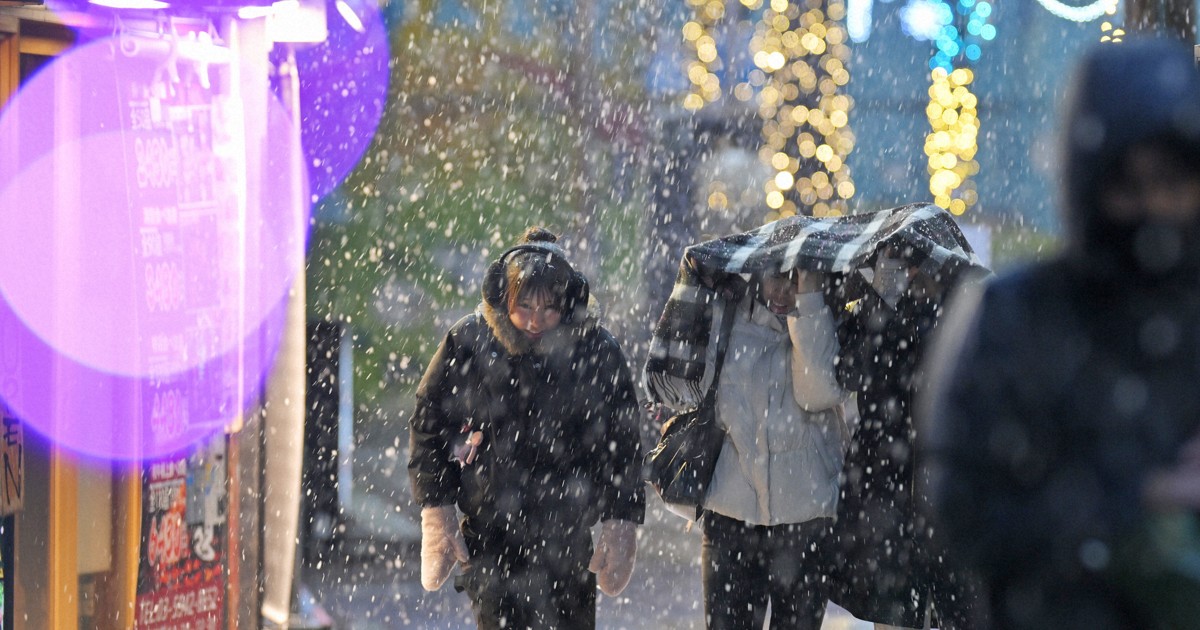 広範囲で大雪、日本海側は「警報級」の恐れ <b>東京</b>23区では積雪も | 毎日新聞