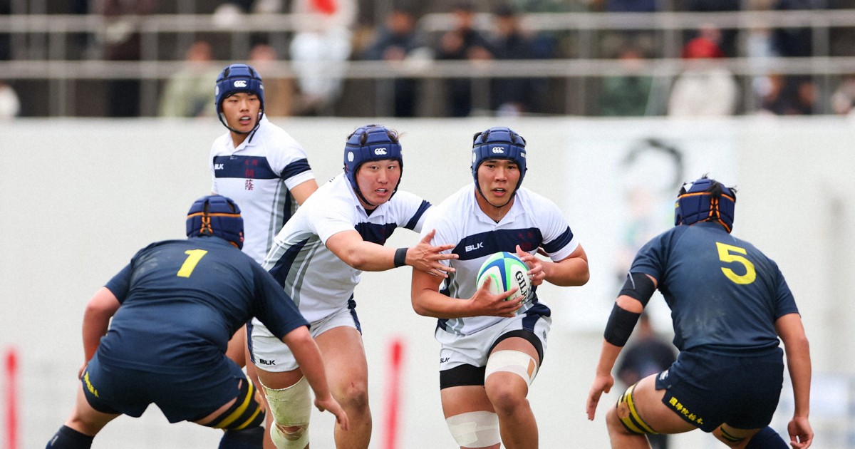 大阪桐蔭、2大会ぶり4強入り　国学院栃木降す　全国高校ラグビー