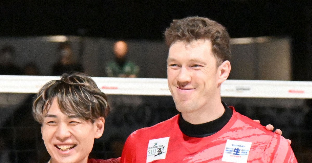 サントリーのムセルスキーが今季限りで引退へ　バレーSVリーグ