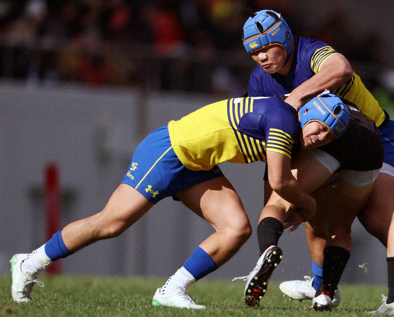 全国高校ラグビー：京都成章23－12御所実 京都成章、伝統の技体現